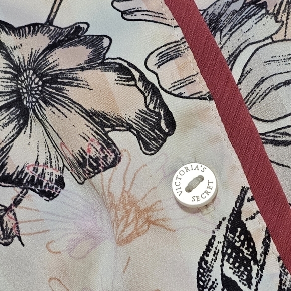 Victoria's Secret Floral Satin Romper - Picture 7 of 9